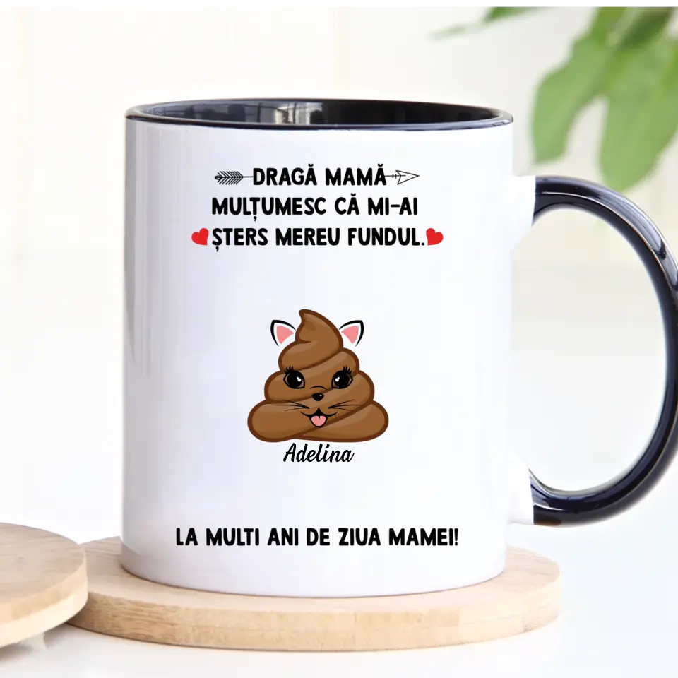 Cană unică amuzantă de Ziua Mamei - cu până la 6 copii