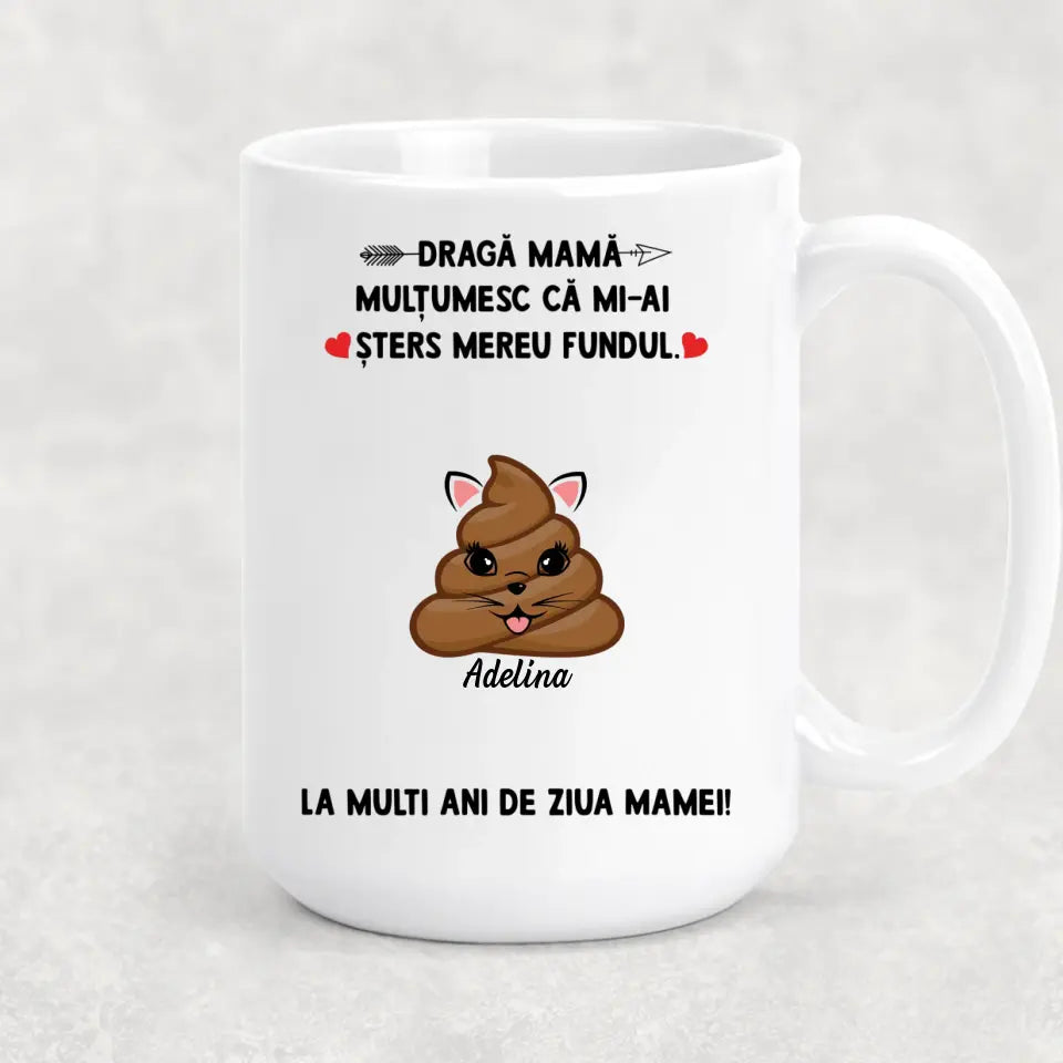 Cană unică amuzantă de Ziua Mamei - cu până la 6 copii