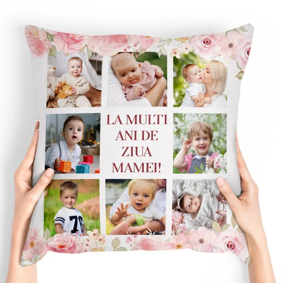 Pernă unică de Ziua Mamei cu 8 poze