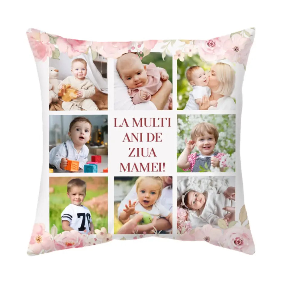 Pernă unică de Ziua Mamei cu 8 poze