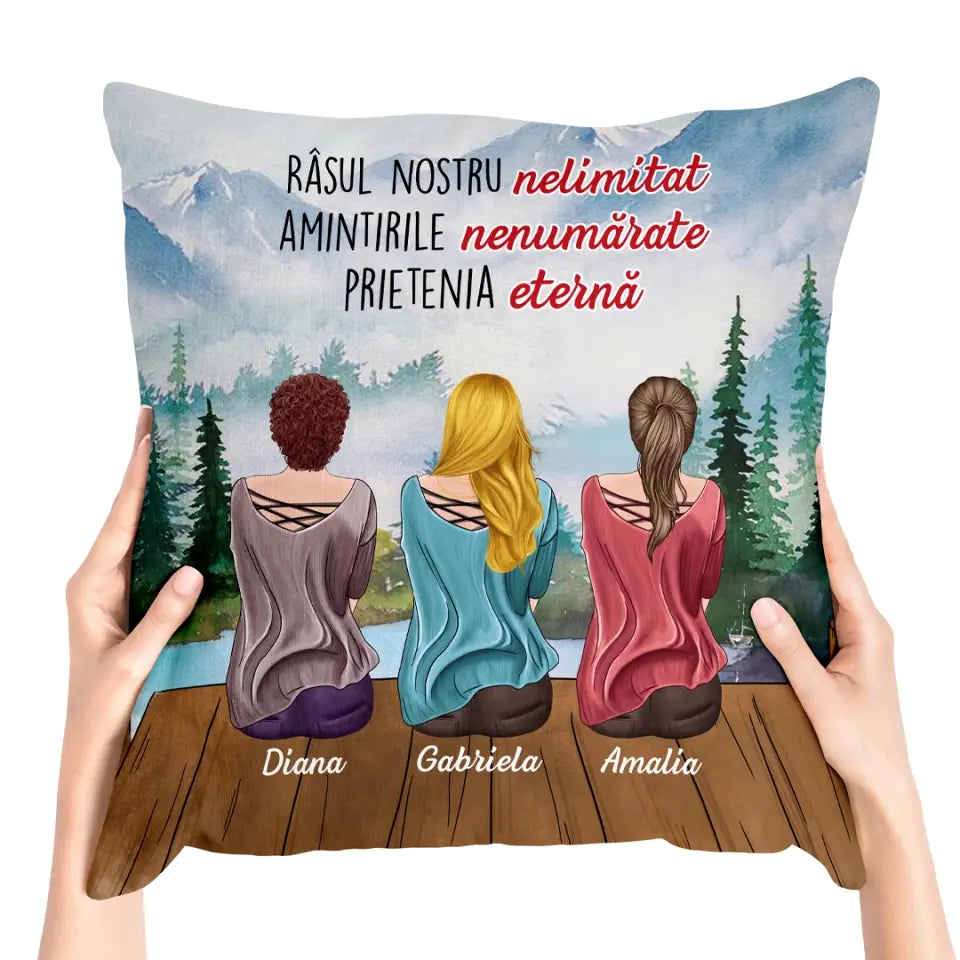 Pernă unică pentru prietene - prietena adevărată