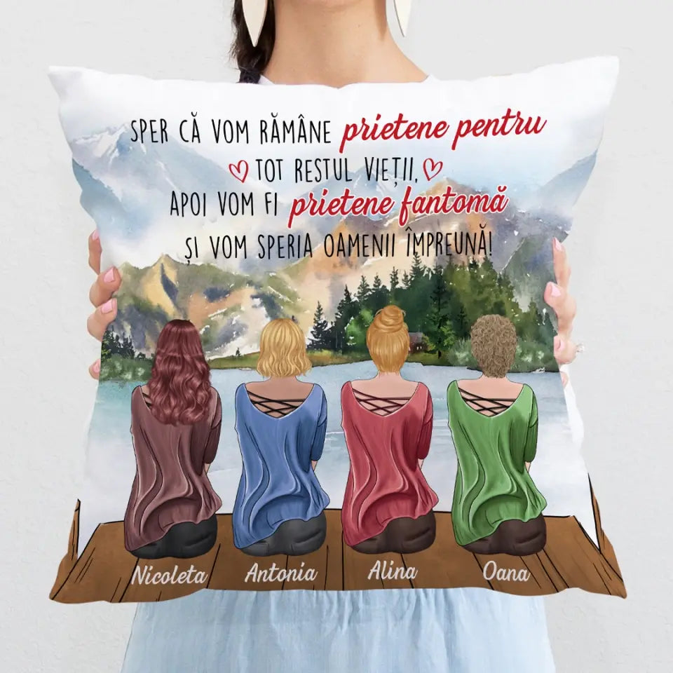 Pernă unică pentru prietene - prietena adevărată