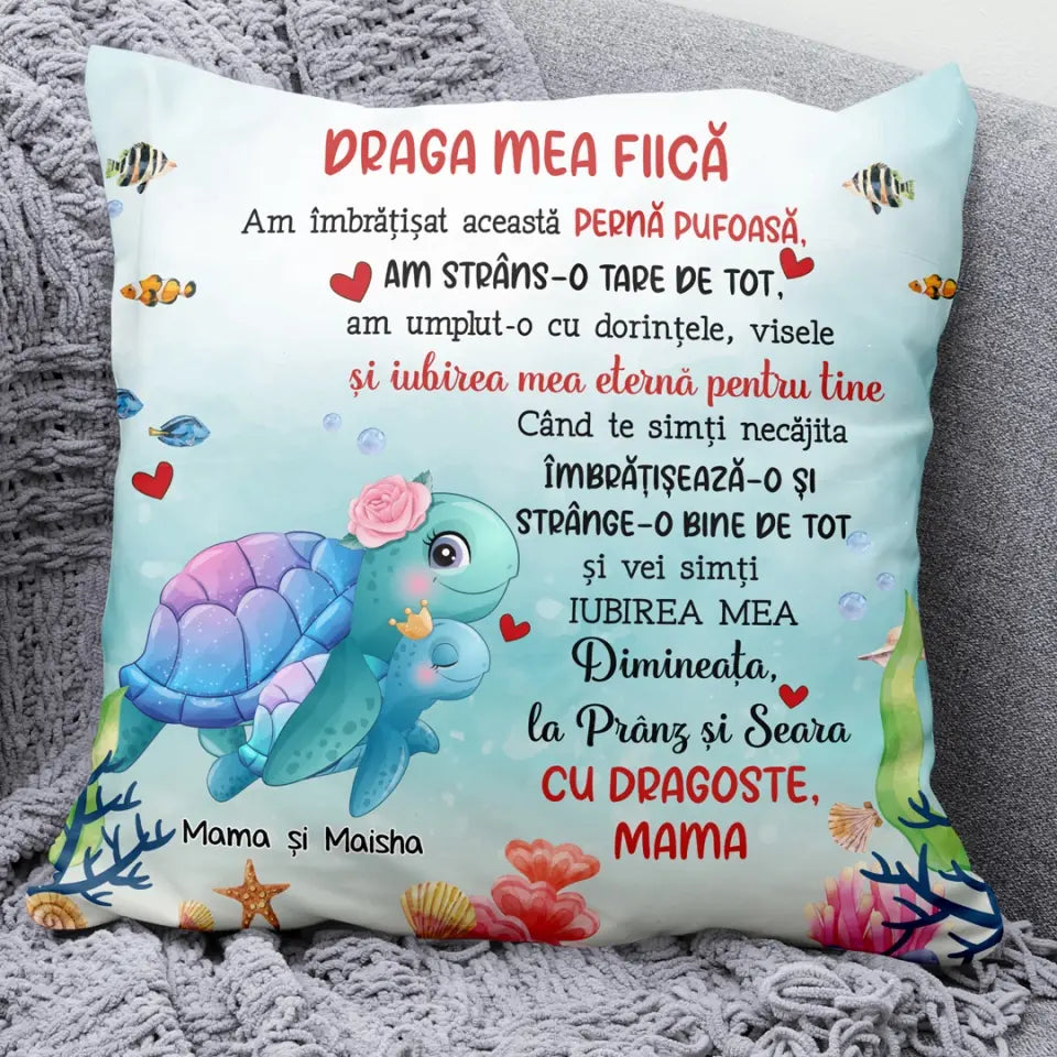 Pernă unică pentru copii - animale drăguțe