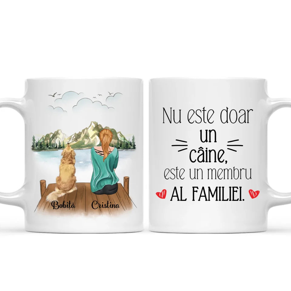 Cană unică pentru stăpâni - Nu este doar un câine