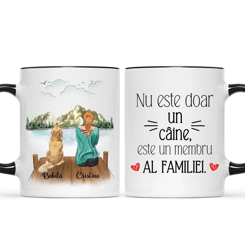 Cană unică pentru stăpâni - Nu este doar un câine