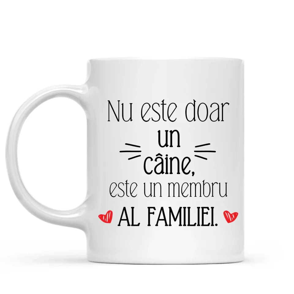 Cană unică de Crăciun cu câini - Nu e doar un câine