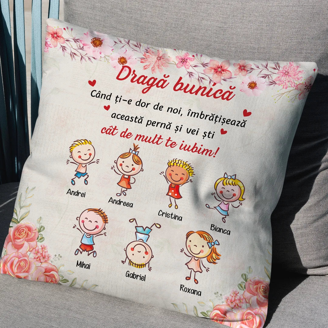 Pernă unică de Ziua Mamei - Când ți-e dor de noi