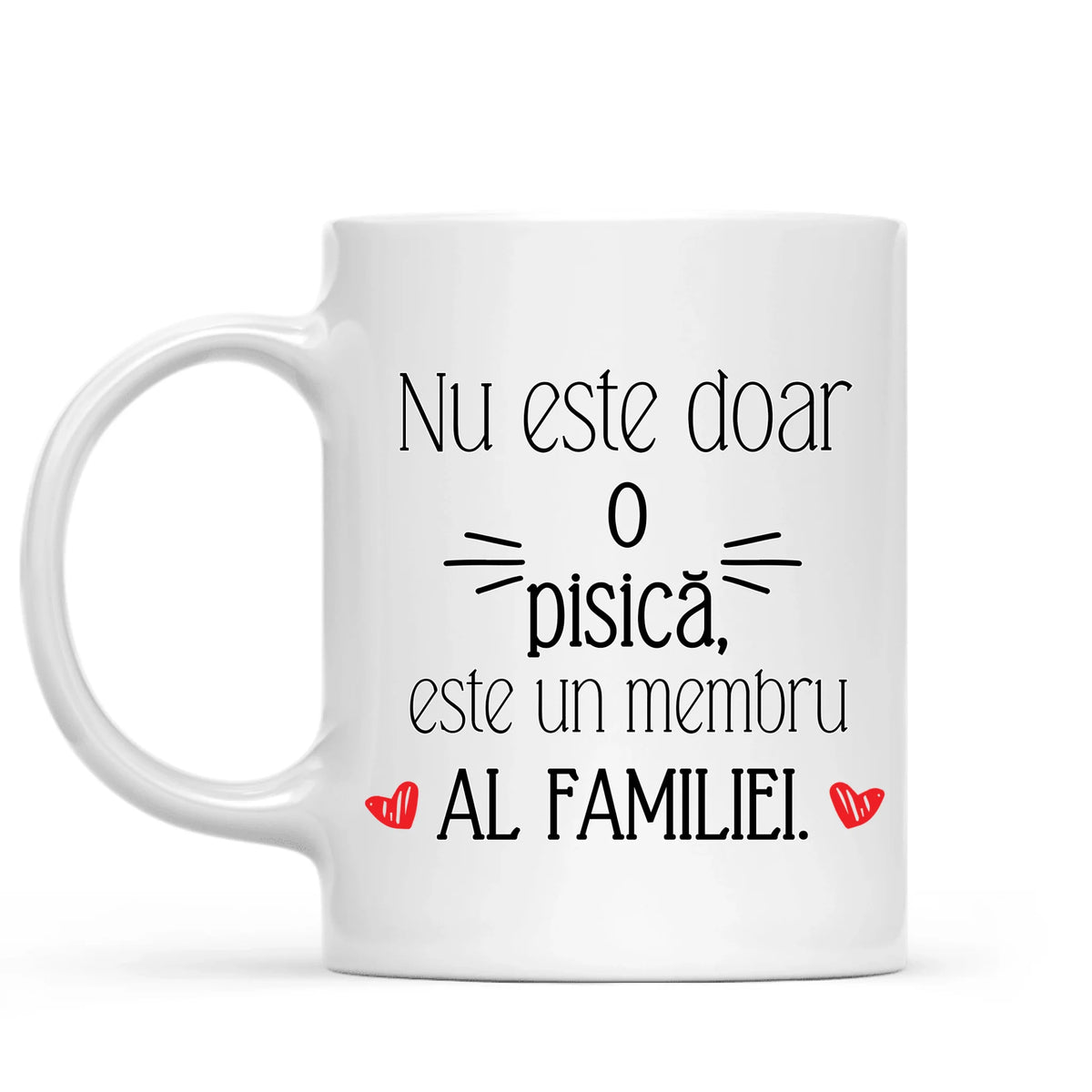 Cană unică cu pisici, cu până la 4 pisici