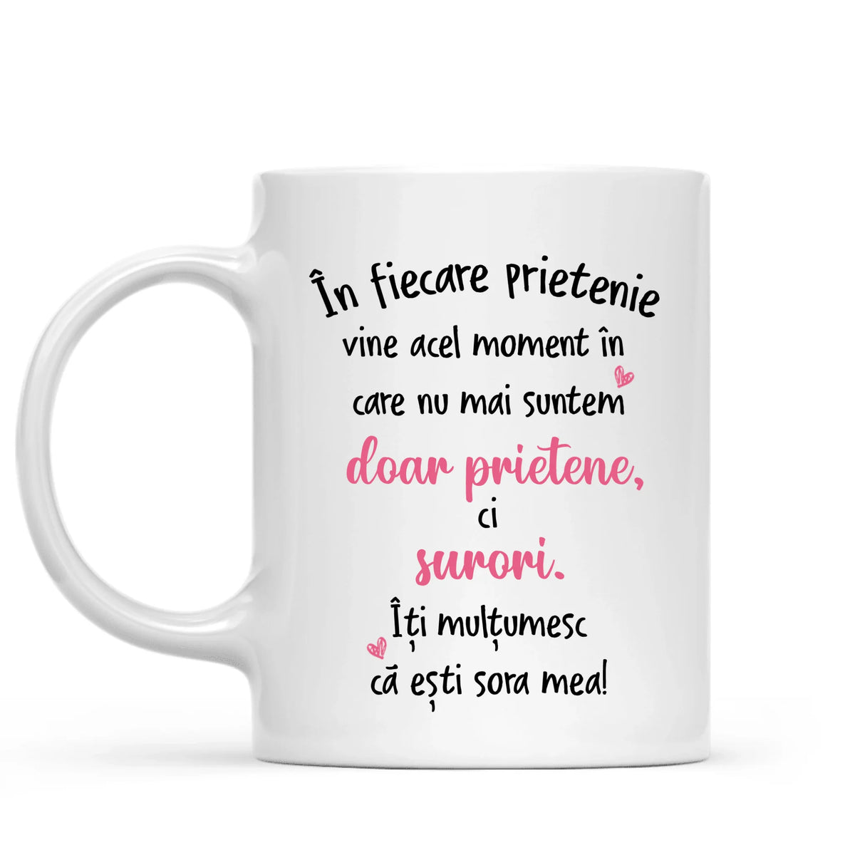 Cană personalizată prietenă - cu până la 5 fete