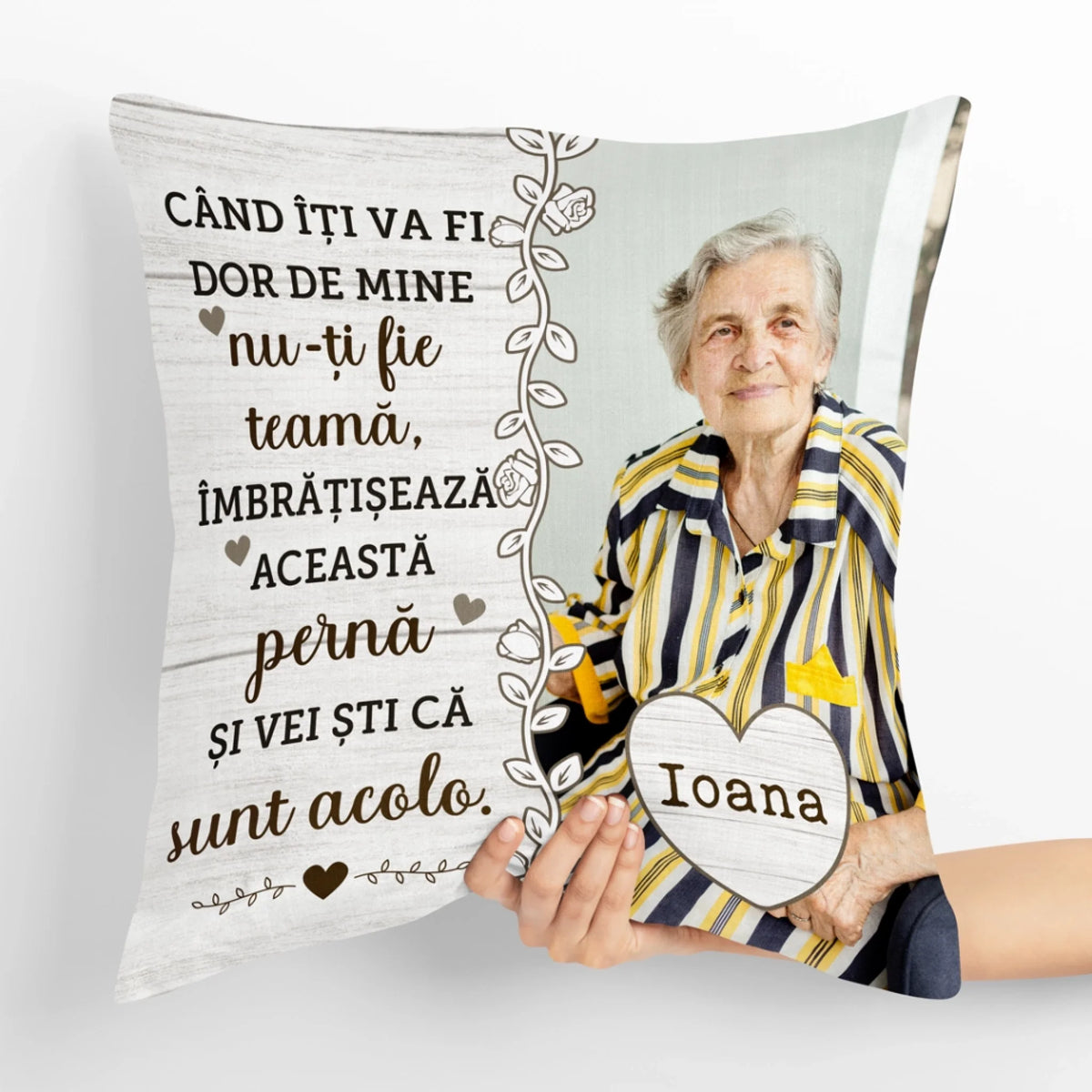 Pernă unică cu fotografia ta – Când îți va fi dor de mine3