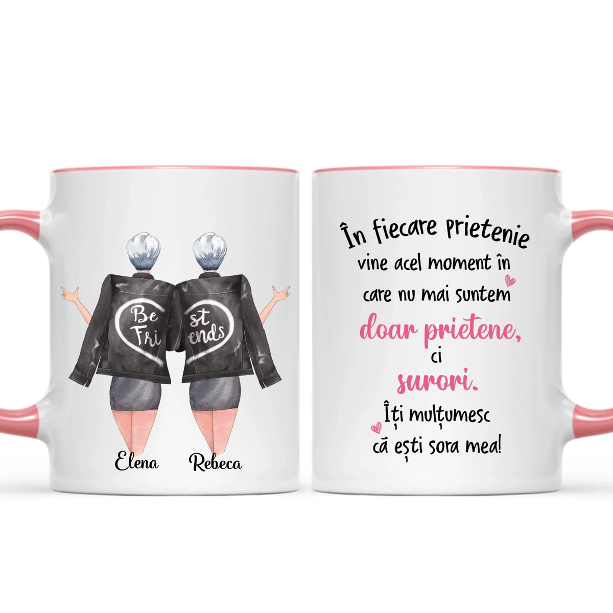 Cană unică cea mai bună prietenă - prietena adevărată