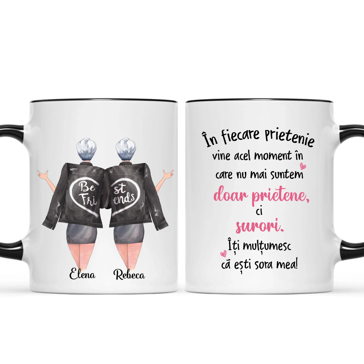 Cană unică cea mai bună prietenă - prietena adevărată