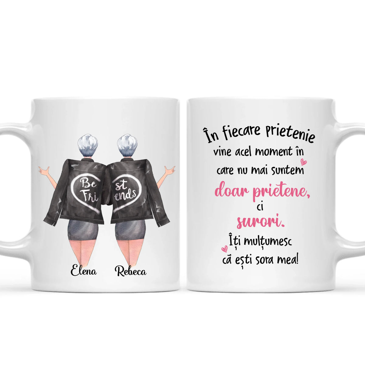 Cană unică cea mai bună prietenă - prietena adevărată