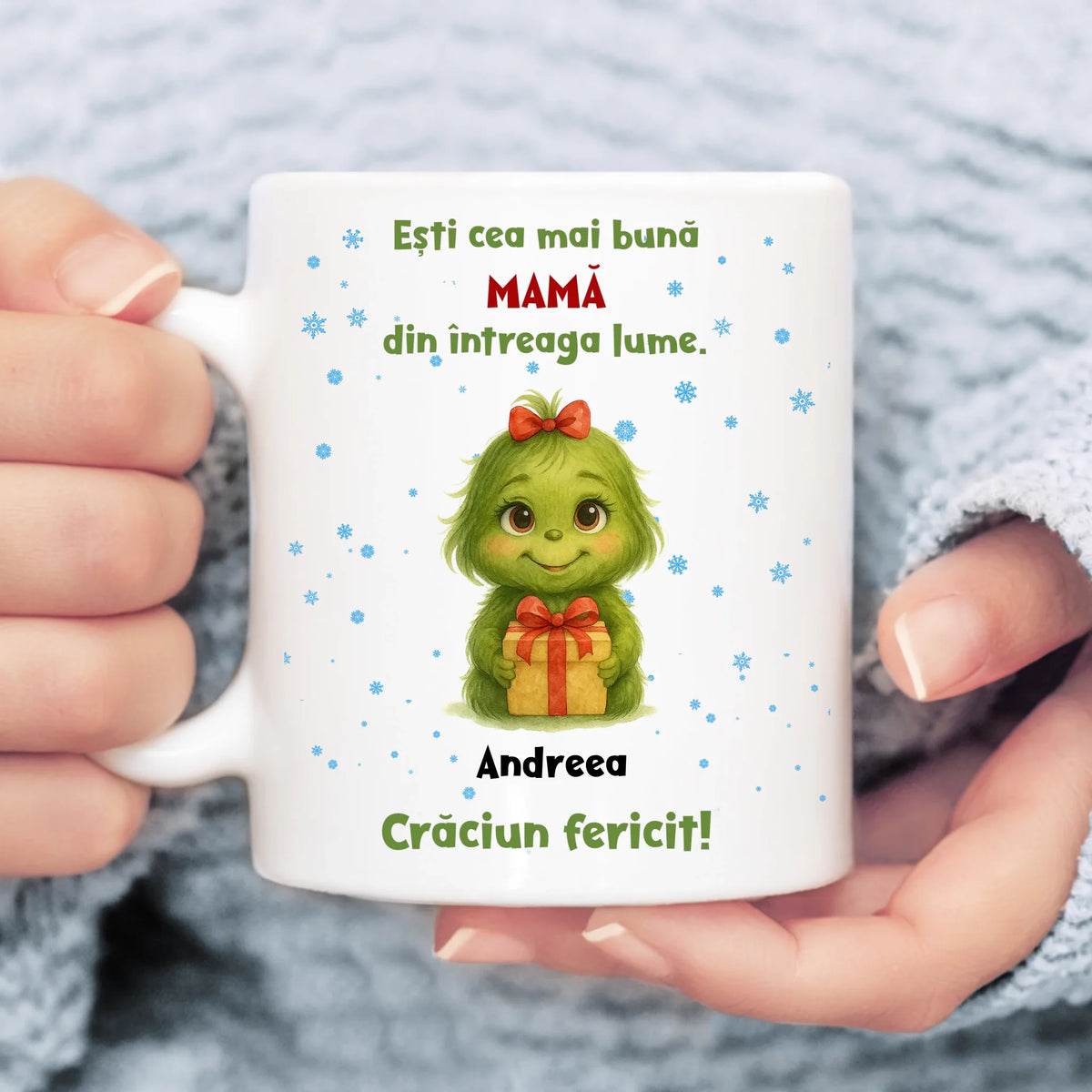 Cană de Crăciun unică pentru familie – cu până la 8 copii