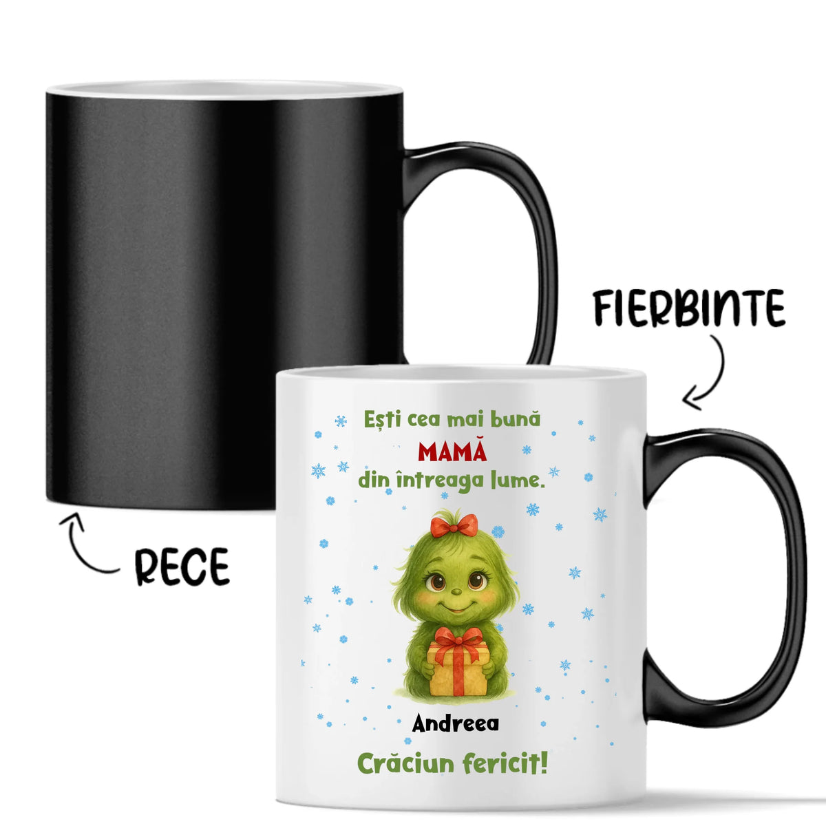 Cană de Crăciun unică pentru familie – cu până la 8 copii