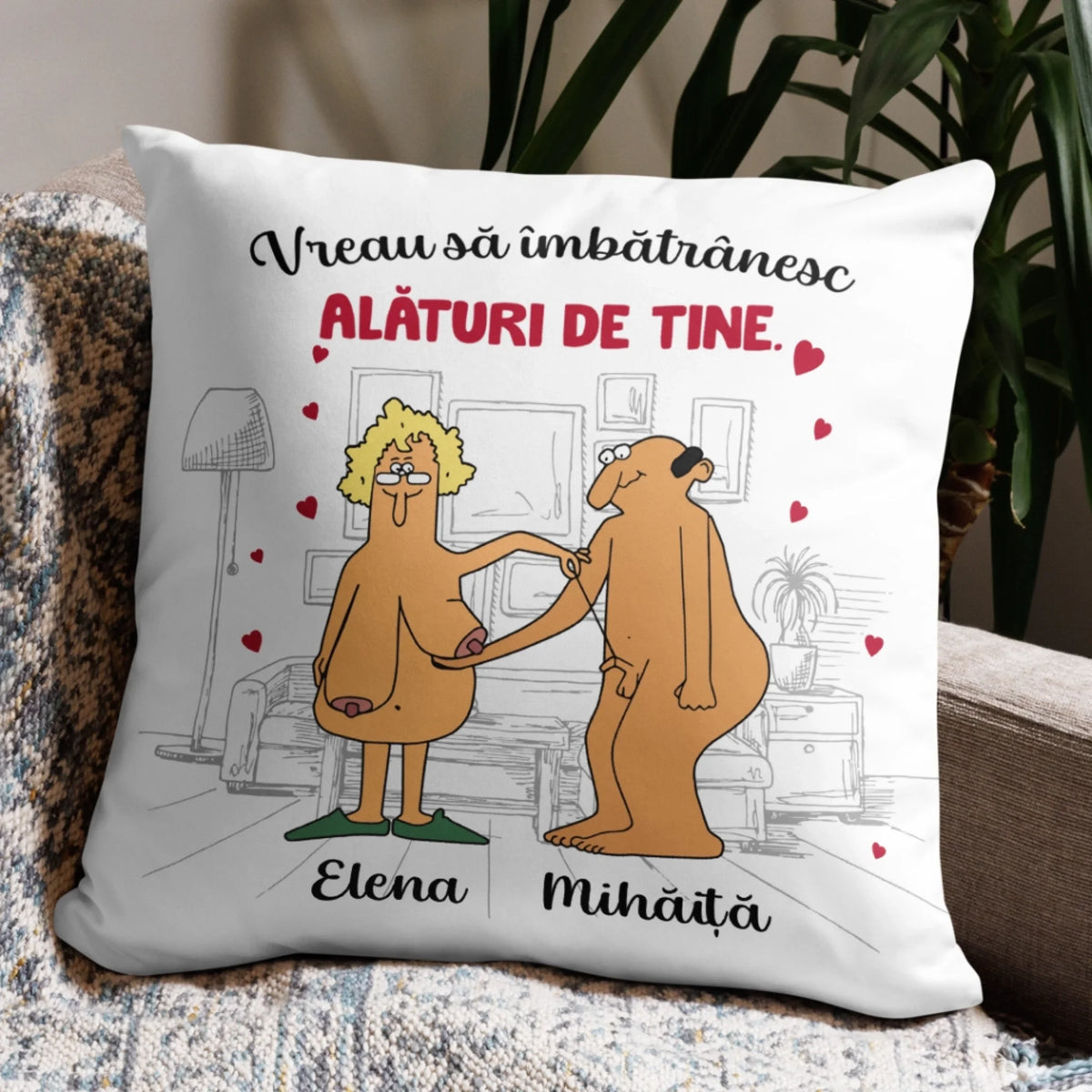 Pernă personalizată amuzantă pentru cupluri3