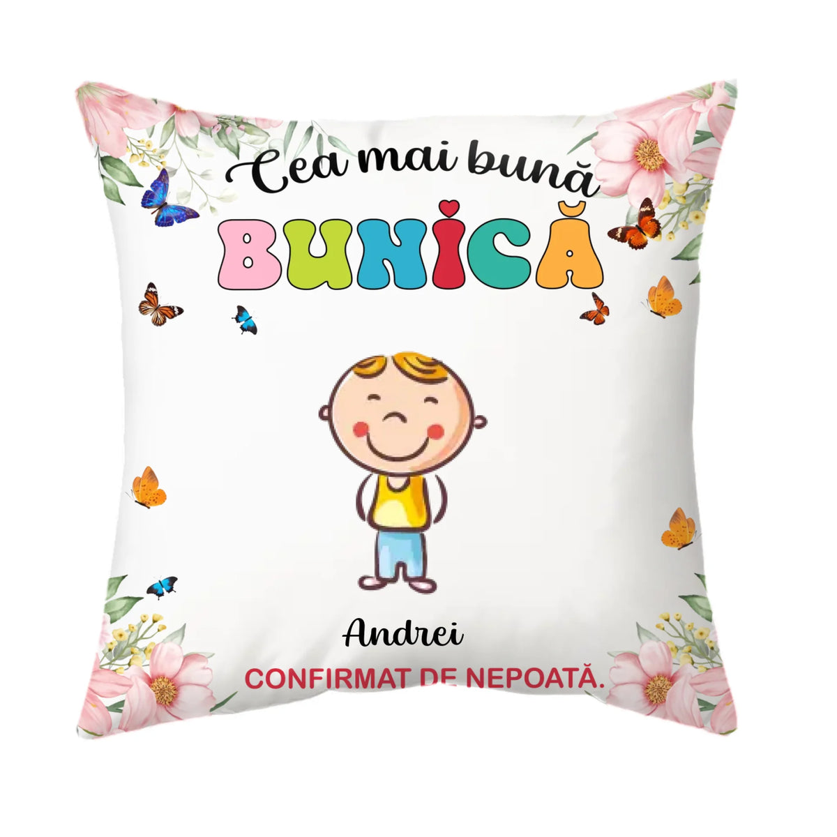 Pernă unică de Ziua Mamei - Cea mai bună bunică