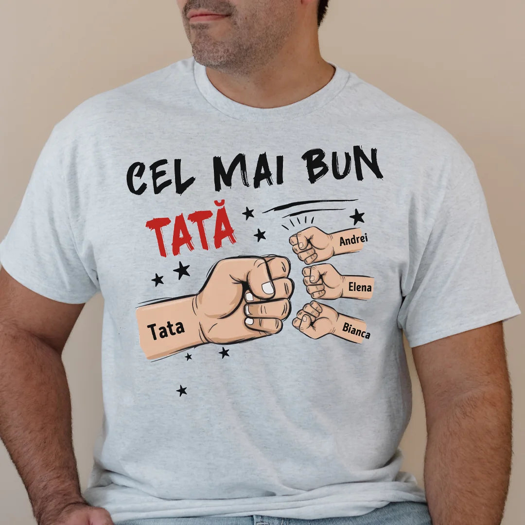 Tricou personalizat pentru Ziua Tatălui - Cel mai bun tată